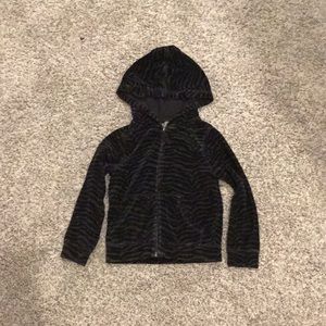 Baby gap black zebra print jacket